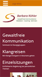 Mobile Screenshot of achtsame-sprache.de